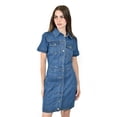 thumbnail image 1 of Vestido camisero de mezclilla Roman Fashion /Juvenil, 14501 (Azul medio) azul CH, 1 of 5