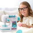 thumbnail image 2 of Children Electric Sewing Machine Toy with LED Pretend Play Emulational Educational Household Baby Girls Gift Play Set, 2 of 9
