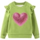 thumbnail image 4 of Vestido de verano para niña con estampado de flores de Pascua, manga corta, bolsillos con volantes y cuello redondo, top de poliéster, 4 of 5