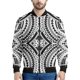 thumbnail image 3 of Chaqueta con cremallera maorí en blanco y negro para hombres y niños, sudadera de gran tamaño con estampado 3D, chaquetas bomber de manga larga para primavera y otoño, 3 of 5