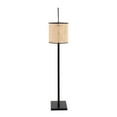 thumbnail image 6 of Lumisource Arturo Contemporary Floor Lamp in Black Wood and Black Steel with Rattan Shade, 6 of 7