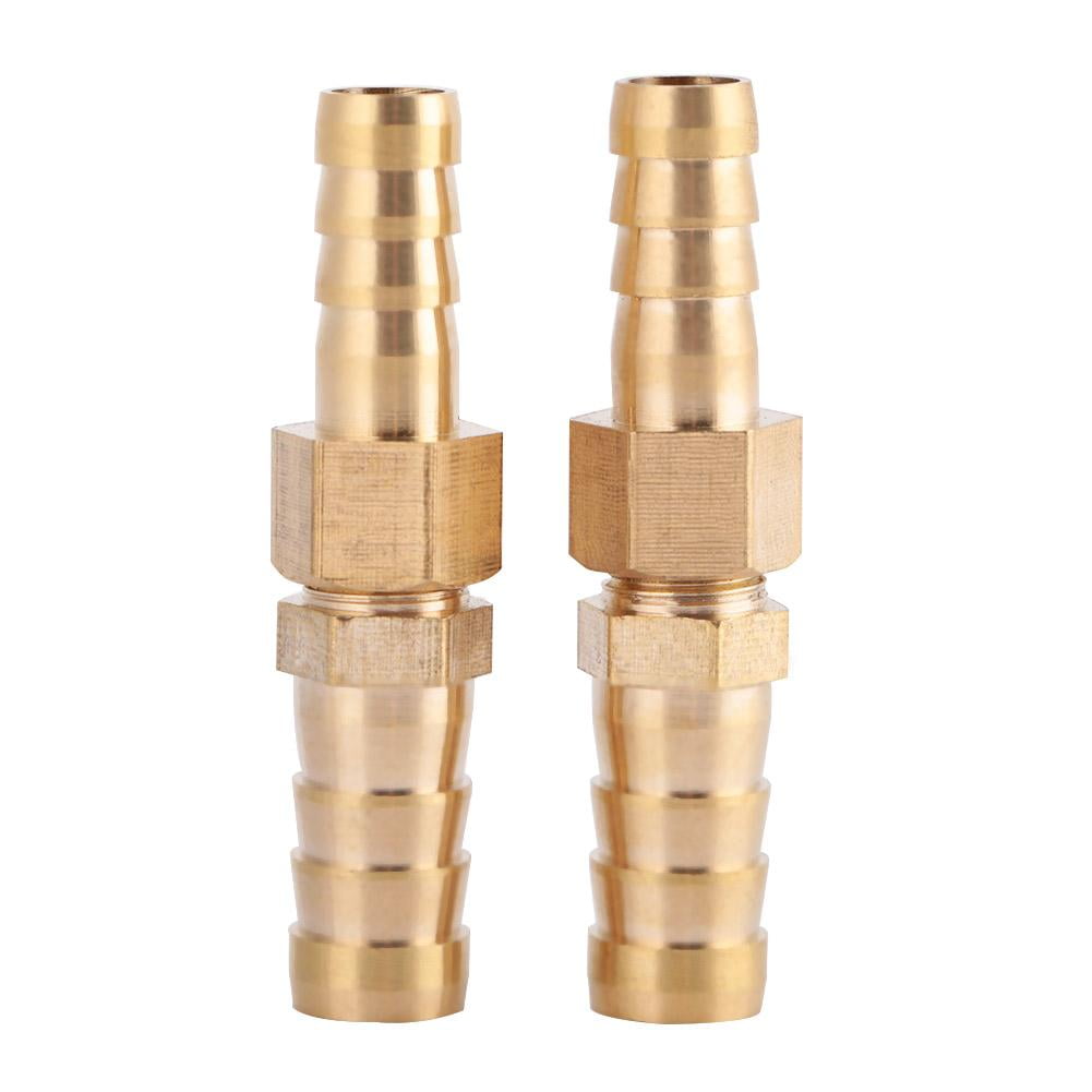 Tebru 8mm8/10/12mm Brass Fitting Hose Barb Tail Reducer Reducing Plug