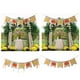 thumbnail image 3 of 1 Pieza Pancarta Individuales Calabaza Hoja de Maple Accesorio Decorativo Perfecto Con la cinta Soledad Banner de hojas de arce de calabaza, 3 of 10