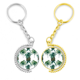 thumbnail image 1 of Planta de piña frutas comer verde Anillo de oro de metal llavero llavero, 1 of 4