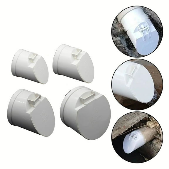 2.0inch PVC Drainage Pipe Floor Drains Auto Closing Displacement Valve Cover