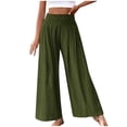 thumbnail image 1 of WILLBEST Pantalones Casuales para Mujer: Pantalones Holgados con Cremallera de Color Liso para Uso Diario y Relajación, elegantes y Cómodos con Detalle de Presión Lateral. Grande, 1 of 7