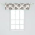 thumbnail image 2 of Ambesonne Dog Lover Window Valance, Wolf Pattern, 54" X 12", Multicolor, 2 of 3