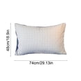 thumbnail image 3 of wycnly Plaid Pillowcase Bohemian Style Soft Breathable Polyester Envelope Closure Wrinkle Resistant Easy Clean Machine Washable for Bedroom Bedding Home Decor, 3 of 6