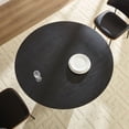 thumbnail image 5 of 47in Round Dining Table, LEGAHOME Wood Round Table for 6, Kitchen Dining Table with Pedestal Base for Dining Room, Black(Only Table), 5 of 9