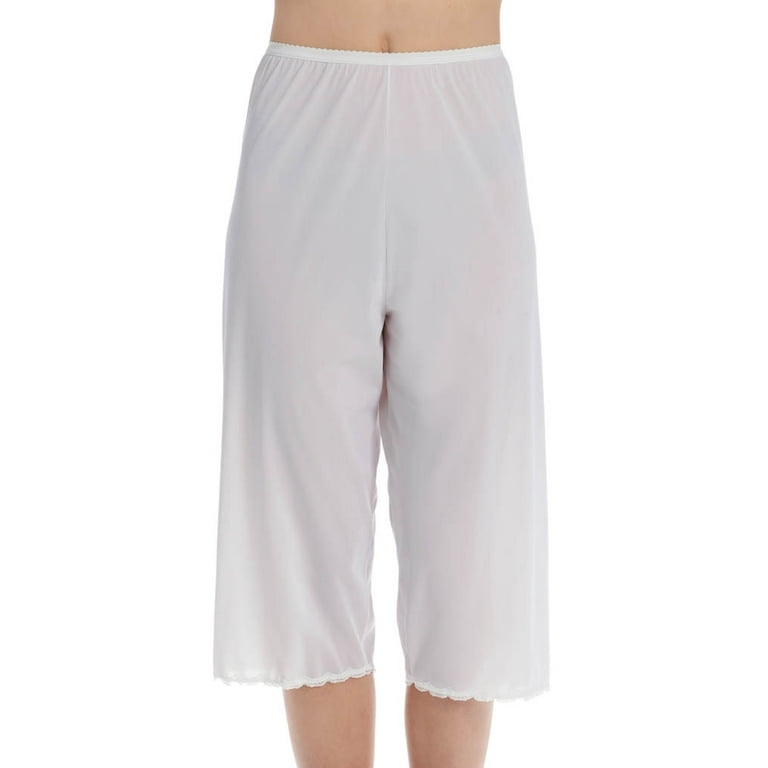 Women's Shadowline 45415X Plus Daywear 30 Inch Pettilegs (White 3X)