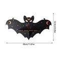 thumbnail image 3 of Bat Wall Shelf Gothic Decor - Floating Black Wooden Shelf with Hooks - Spooky Coffin Shaped Display Shelf for Witchy Room Decor Halloween Goth Bedroom Living Room Wall Decorations, 3 of 6