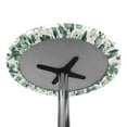 thumbnail image 7 of SEANATIVE Round Table Covers with Elastic Edged 24 x 24 Inch Cocktail Tablecloths Decorative High Top Table Cloth Table Decorations for Banquets Celebrations, Eucalyptus Leaf White, 7 of 7
