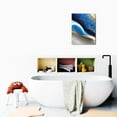 thumbnail image 6 of Abstract Elegance Navy Modern Art Wall Decor for Office, Living Room & Bedroom Decoration (12x16inch), 6 of 7