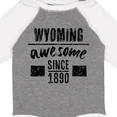 thumbnail image 4 of Inktastic Wyoming Awesome Since 1890 Boys or Girls Long Sleeve Baby Bodysuit, 4 of 5