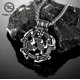 thumbnail image 2 of Collares de Loki de mitología nórdica para hombre, colgante de acero inoxidable hueco con runas vikingas, amuleto de la trinidad, joyería escandinava vintage, regalos, 2 of 4