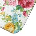 thumbnail image 5 of Pioneer Flower Floral Print Pattern Dish Drying Mat for Kitchen 1 Pack, Ultra Absorbent Microfiber Dishes Drainer Mats,16"x18", 5 of 6