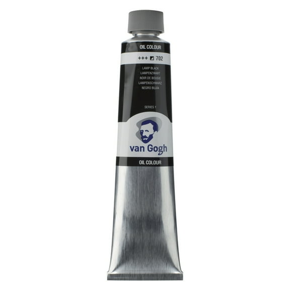 Van Gogh Oil Color, 200ml Tube, Lamp Black