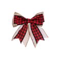 thumbnail image 2 of Christmas Tree Bows with Bells - Double Layer Decorative Bows for Gift Wrapping and Holiday Decor, 2 of 6
