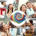 thumbnail image 5 of Wearable Blanket,Colorful Tie Dye Mandala Pattern Hooded Wearable Flannel Blanket for Adults & Teens,Winter Poncho Shawl Wrap Cape Cozy Anti-Pill,60"x80", 5 of 5