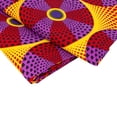 thumbnail image 4 of BintaRealWax 6 Yards Ankara African Fabric Polyester Wax Print Fabric Textile Material for Sewing Tissu Craft DIY Party Dress FP6543, 4 of 5