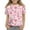 #A14-Pink, variant on XADYUY Girls Shirts Size 14-16 Summer Short Sleeve Tshirts Toddler Floral Print Tshirt Casual Crewneck Cotton Loose Tops 3-4 Years,Beige