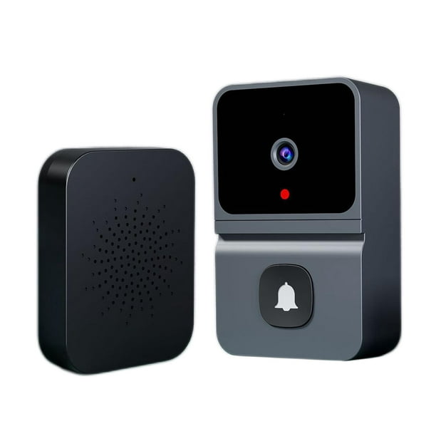 Timbre de video inteligente perfke Cámara de la puerta Gris