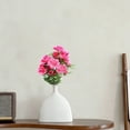 thumbnail image 2 of Artificial Azalea Flower for Outdoor & Indoor, Silk Flower Faux Azalea Flower, UV Resistant Garden Plants Bush Fake Flowers for Home Wedding Party Patio (Hot Pink), 2 of 5