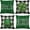 04-green, variant on St Patricks Day Pillow Covers 16x16 Set of 4 St Patricks Day Decorations for Home Shamrock Lucky Charm Irish St Patricks Day Decorative Throw Pillows Farmhouse St Patricks Day Decor CY01-16