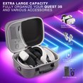 thumbnail image 3 of Large Carrying Case for Meta Quest 3/ Quest 3S with Battery Strap, for BOBOVR S3 PRO Elite HeadStrap, VR Storage Bag for Oculus Quest 3, 3 of 7