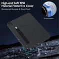 thumbnail image 2 of Funda con Teclado Accrosoo Giratoria y Desmontable para iPad Air 11, 2 of 9