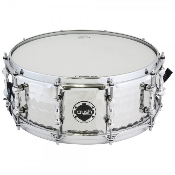 Crush Drums Hand Hammered 14x5.5 Steel Snare Drum