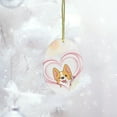 thumbnail image 5 of MYTAKEND Sublimation Ceramic Ornament Sublimation Ornament Blank Ceramic Disc Decor for Xmas Tree Ornament, 5 of 7