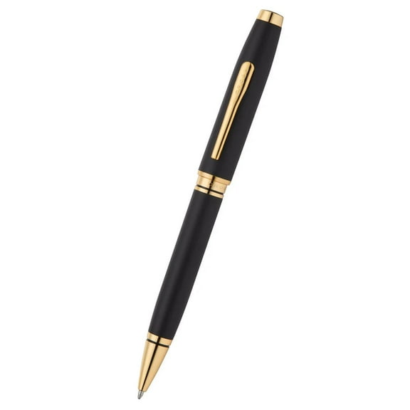 Cross Coventry Matte Black Lacquer with Gold PVD Appointments Ballpoint Pen