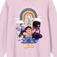 thumbnail image 5 of Steven Universe Amate A Ti Mismo Crew Neck Long Sleeve Cradle Pink Adult Sweatshirt-3XL, 5 of 5