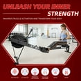 thumbnail image 6 of Signature Fitness Indoor Rowing Machine, 10-Level Air Resistance Rower with LCD Monitor, Adjustable Seat & Footrests, Quiet Operation, 330LB Weight Capacity, 6 of 6