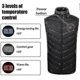 thumbnail image 3 of Heated Vest For Men And Women, Usb Electric Heating Vests With 11 Heated Areas, Jacket Coat AXXXL, 3 of 4