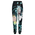 thumbnail image 4 of Rick And Morty Women's Jogger Track Pants Print Drawstring Lounge Sweatpants Casual Trousers for Yoga, Workout 2XL, 4 of 7