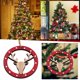 thumbnail image 3 of Gibobby Colgante de Navidad Dibujos animados Creativo Árbol de Navidad Decoración Colgante Pequeño letrero de Árbol de Navidad Avión Letrero de pintado Colgante de(B), 3 of 5