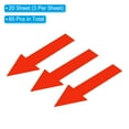 thumbnail image 3 of 8x2" Arrow Sticker Directional Sign Adhesive Removable Floor Decal, Red, 20Set / 60 Pack, 3 of 6