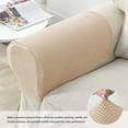 thumbnail image 4 of 2 Pack Jacquard Stretch Sofa Armrest Covers Non-Slip Recliner Sofa Armrest Covers, 4 of 6