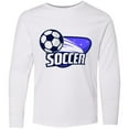thumbnail image 3 of Inktastic Soccer Stars Long Sleeve Youth T-Shirt, 3 of 5