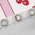 thumbnail image 4 of Feelyou Pink Fashion Letter Curtains Pack of 2 (42x84 Each) for Kids, Cartoon Monogrammed T Curtains Blackout, Cute Bowknot Cherry Bedroom Curtains, Blackout Curtains Bedroom Decor, 4 of 6