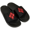 thumbnail image 2 of Harley Quinn Diamond Logo Sandal Slides-Medium, 2 of 3