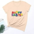 thumbnail image 4 of Xihbxyly Easter Shirt 2025 Easter Eggs Happy Easter Print Men and Women Loose Plus Size Short Sleeves Bunny Crew Shirt for Girl Easter Teacher Shirt Easter Bunny Shirt Women, 4 of 4