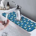 thumbnail image 7 of Sikiie Cartoon Goose Splash Guard for Sink Faucet-1 PC Super Absorbent Fast Drying Mat Sink Gadgets-Splash Guard for Kitchen, Sink Mat, 7 of 7