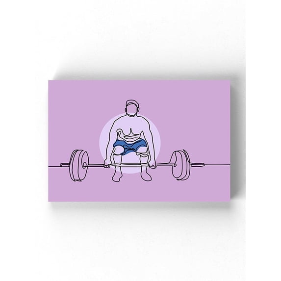 Conventional Deadlift Wrapped Canvas -Image by Shutterstock,