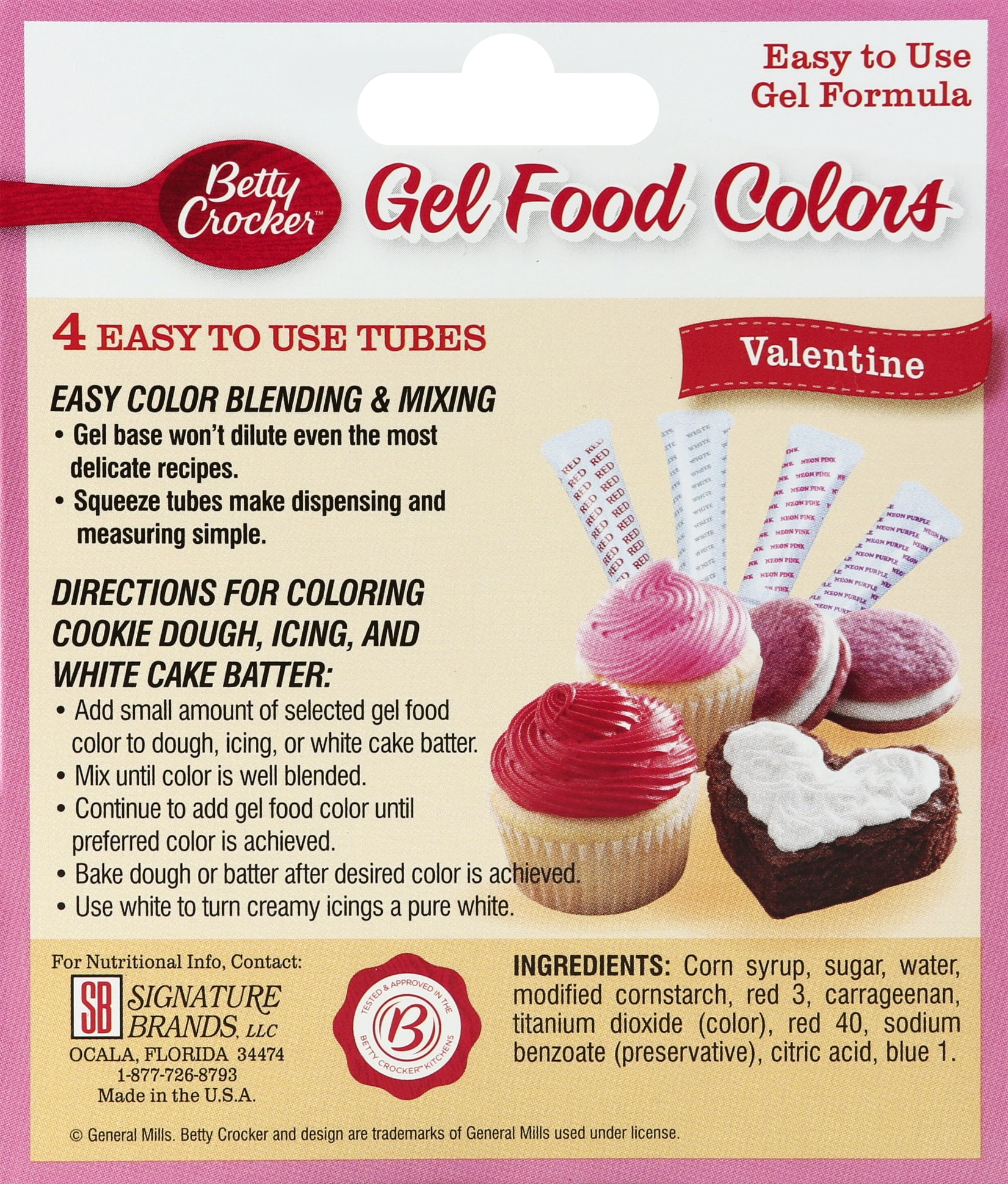 Betty Crocker™ Classic Colors Gel Food Color Tubes, 4 ct / 0.67 oz - Kroger