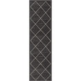 thumbnail image 2 of Well Woven Kings Court Clover Modern Moroccan Dark Gray 2'7" x 9'10" Runner Rug, 2 of 6