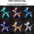 thumbnail image 2 of Random Mixed Color Balloon Animal Balloon  Long Twist Balloon Kit With Pump  Eye Stickers  Metal 260 Latex Balloons  Animal Made Magic Chrome Balloon Mixed Colors   For Birthday Festivals, 2 of 7
