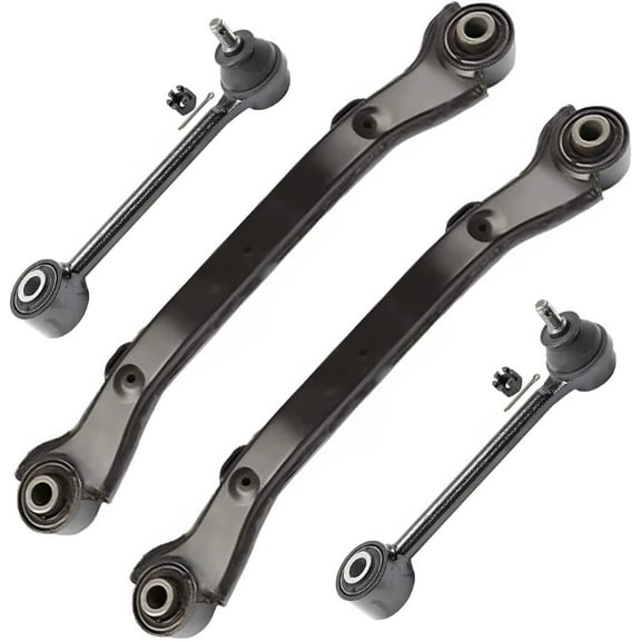 Detroit Axle - FWD Rear 4pc Control Arms for Hyundai Santa Fe Sport XL, 4 Upper and Lower Control Arms Assembly 2015 2016 2017 2018 Replacement